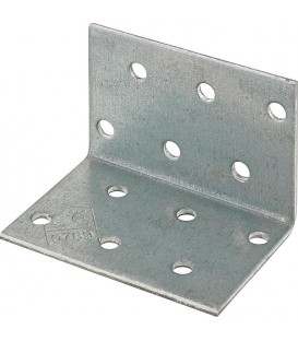 Equerre d'assemblage perforée 40x40x40x2,0 mm