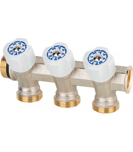 Distributeur d’eau potable 3 fois DN 20 (3/4") x Eurokonus, Easy Lock, testé DVGW