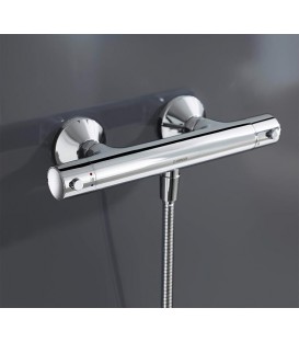 Mitigeur thermostatique de douche apparent Hansa Hansaunita, chromé
