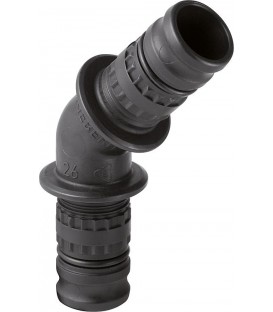 Coude 45° Mepla PVDF d50