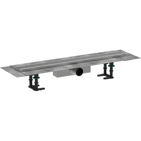 Hansgrohe RainDrain Compact, set complet pour installation standard, inox brossé, 700