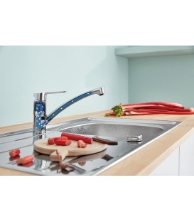 Mitigeur d’évier Grohe Eurosmart Cosmopolitan ND, col de cygne, déport 226 mm, chromé