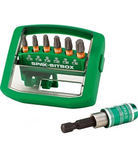 BITBOX SPAX® T - STAR Plus T 10 - 40 embouts + porte-embouts, 7 pièces