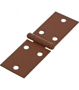 Charnière DURAVIS® 32 x 100 x 1,5 mm, matériau : Acier, bleu zingué, surface : brun rouille