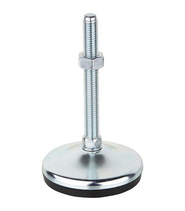 Pied de reglage acier Forme A d80,,, M14 x 100mm Pied de reglage acier Forme A d80,,, M14 x 100mm