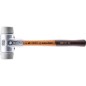 Marteau de protection SIMPLEX Halder avec boîte en aluminium et manche en bois, TPE-mid, Marteau de protection SIMPLEX Halder avec boîte en aluminium et manche en bois, TPE-mid,