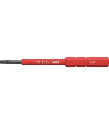 VDE-slimBit Wiha® six pans creux SW 2 VDE-slimBit Wiha® six pans creux SW 2