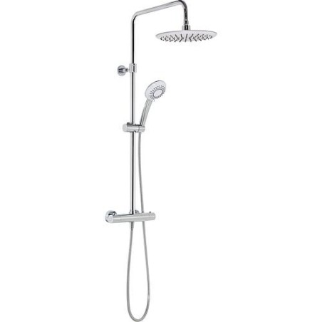 Colonne de douche Muun avec pomme de douche Ø 260 mm et mitigeur thermostatique chromé