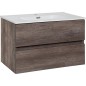 WTU+WT céramique Kora, chêne Chateau, 2 tiroirs, 805 x 516 x 470 mm WTU+WT céramique Kora, chêne Chateau, 2 tiroirs, 805 x 516 x 470 mm
