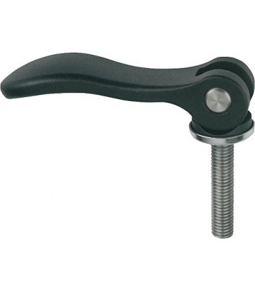 Levier excentrique avec filet. Male M10x50, Nirosta Levier excentrique avec filet. Male M10x50, Nirosta