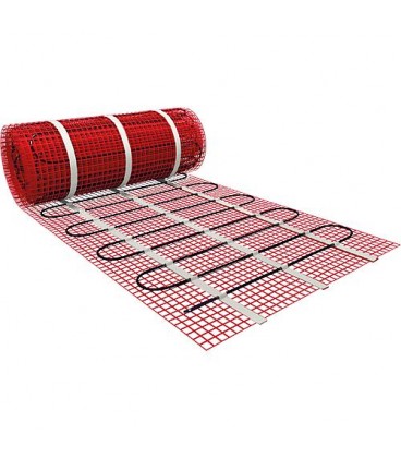 Plancher chauffant électrique en rouleau, type Mat
