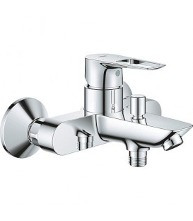 Mitigeur de baignoire en saillie Grohe Bauloop saillie 168 mm chrome