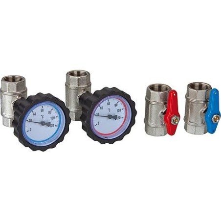 Robinet à boisseau sphérique Set de raccordement pour station d'eau fraîche Easyflow Fresh 2 PDC