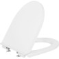 Abattant WC Duravit N°1 Compact blanc, avec fermeture automatique, charnières en acier inoxydable Abattant WC Duravit N°1 Compact blanc, avec fermeture automatique, charnières en acier inoxydable