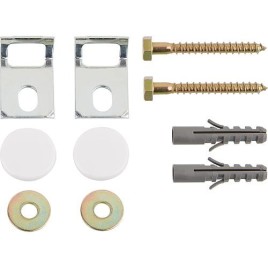 Kit de fixation pour urinoir Geberit avec capuchon blanc Karafix