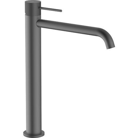 Mitigeur Comallo, modèle haut avec bonde de lavabo graphite