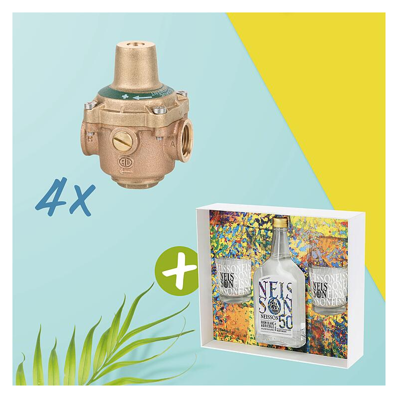 Pack promotionnel 4 réducteurs de pression 11 BIS + 1 x Coffret Ti-Punch* Neisson gratuit