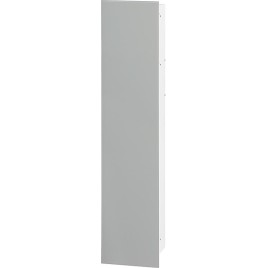 Niche à encastrer pour WC blanc laqué Flat 800 1 porte vitrée blanche à gauche