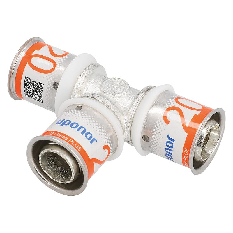 Pièce en T S-Sertir PLUS Uponor Ø32mm-Ø32mm-Ø32mm