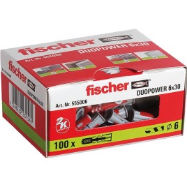 chevilles Fischer DUOPOWER 6x50 version longue