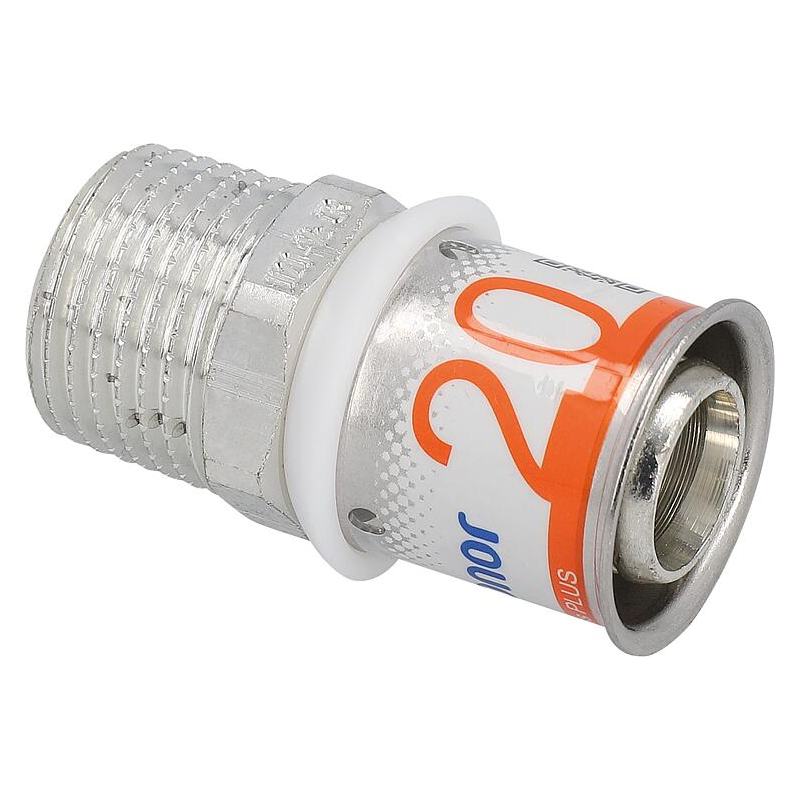 Raccord de transition S-Sertir PLUS Uponor Ø16mm-DN20 (3/4") AG