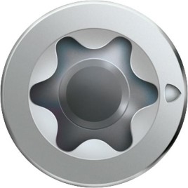 Vis à tête cylindrique inox A2 filetage de fixation T-