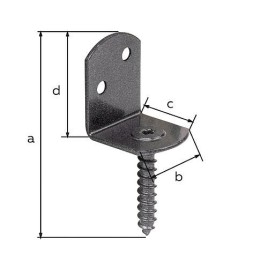 Fixation de clôture tressée DURAVIS®