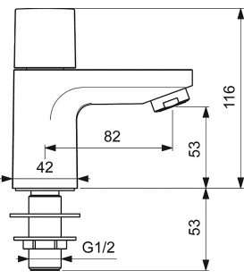 Robinet simple Ceraplan III