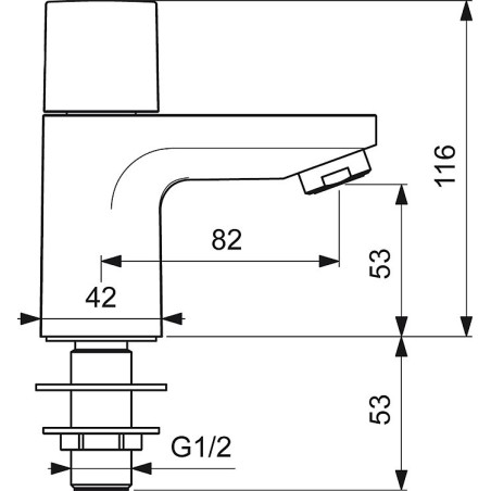 Robinet simple Ceraplan III
