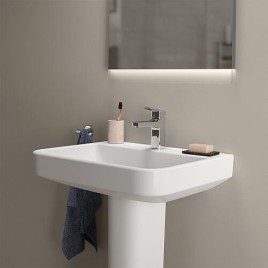 Mitigeur de lavabo Ideal Standard Ceraplan 90 ND avec garniture d'écoulement à tirette chromée