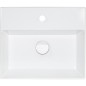 Vasque Elayla avec trou de robinet en céramique, blanc Vasque Elayla avec trou de robinet en céramique, blanc