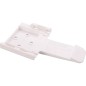 Support de cale en plastique blanc, 90 mm Support de cale en plastique blanc, 90 mm