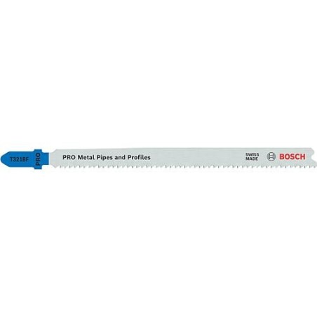 Lames de scie sauteuse BOSCH PRO T321BF, longueur 132 mm, Cond. 5 Pièces
