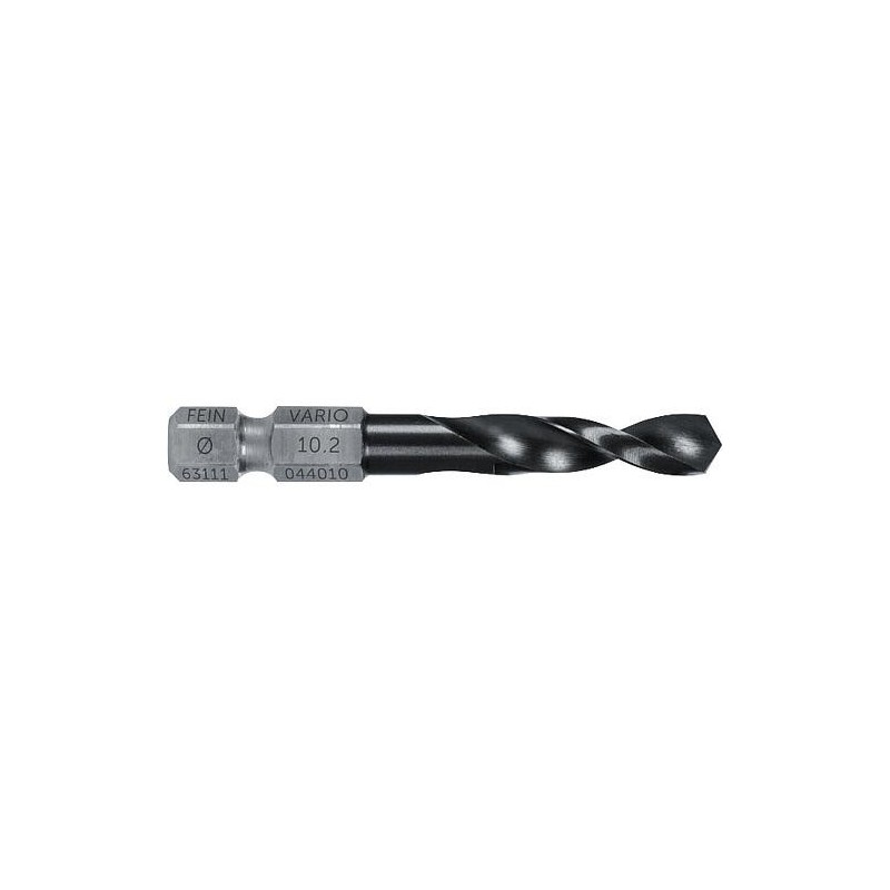 Forets à métaux HSS Fein, 10,2 mm (M12) avec queue d’embout VARIO