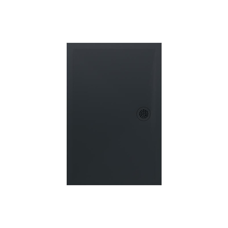 Receveur de douche Ciron fonte minérale anthracite 1200x23x900 mm