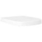 Abattant WC Grohe Euro Softclose blanc Charnière inox