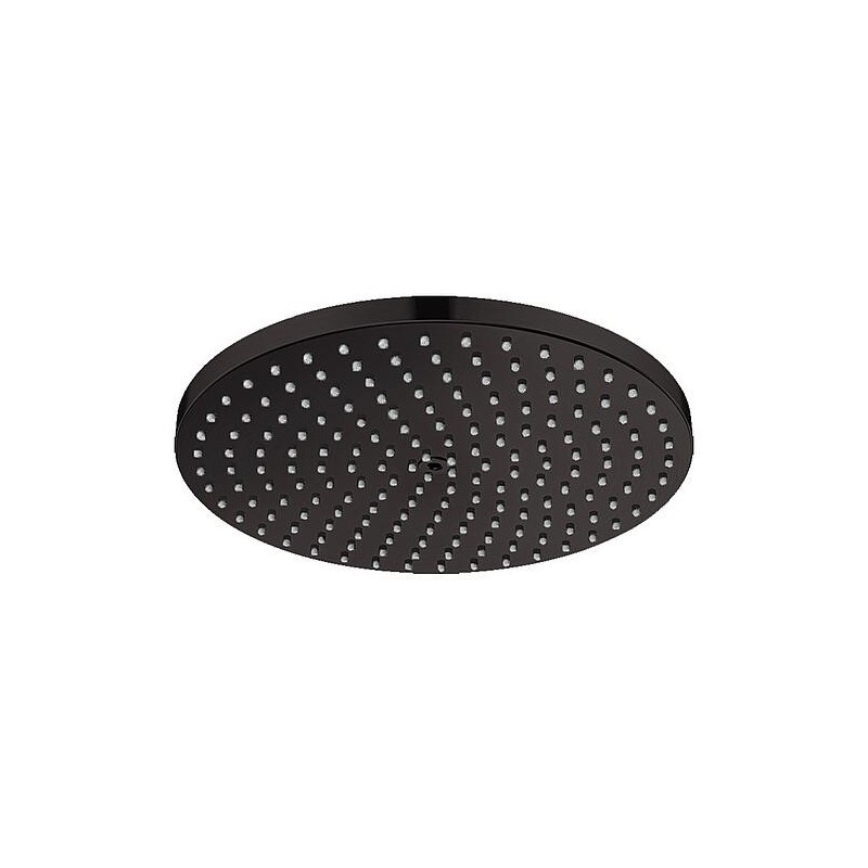 Tête de douche Raindance S 240 1 jet PowderRain de Hansgrohe, ø : 240mm noir mat