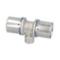 Pièce en T à sertir S Uponor Ø40mm-DN15 (1/2")-Ø40mm Femelle