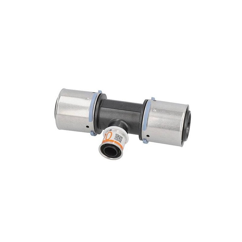 Pièce en T à sertir S Uponor réduite PPSU Ø50mm-Ø32mm-Ø50mm