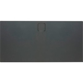 Bacs à douche Hüppe EasyFlat fonte minérale, 1400x52x1000 mm Ecoulement:côté long, beige mat
