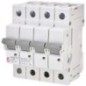 ETI Disjoncteur de protection de ligne ETIMAT P10 3 pôles + N, 10kA, C63, REG