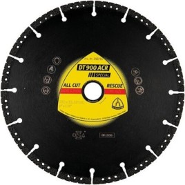 Disques à tronçonner diamantés Klingspor DT 900ACR, 230 x 3,1 x 22,23 mm, 12 segments