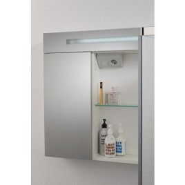 Ensemble de meubles de salle de bains ELISA série MAA blanc mat avec armoire à glace