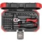Jeu d’embouts GEDORE red 40 pièces 1/4" R33003040, avec coffret de transport
