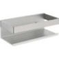 Panier de douche Kalomo argent, 280x100x75 mm