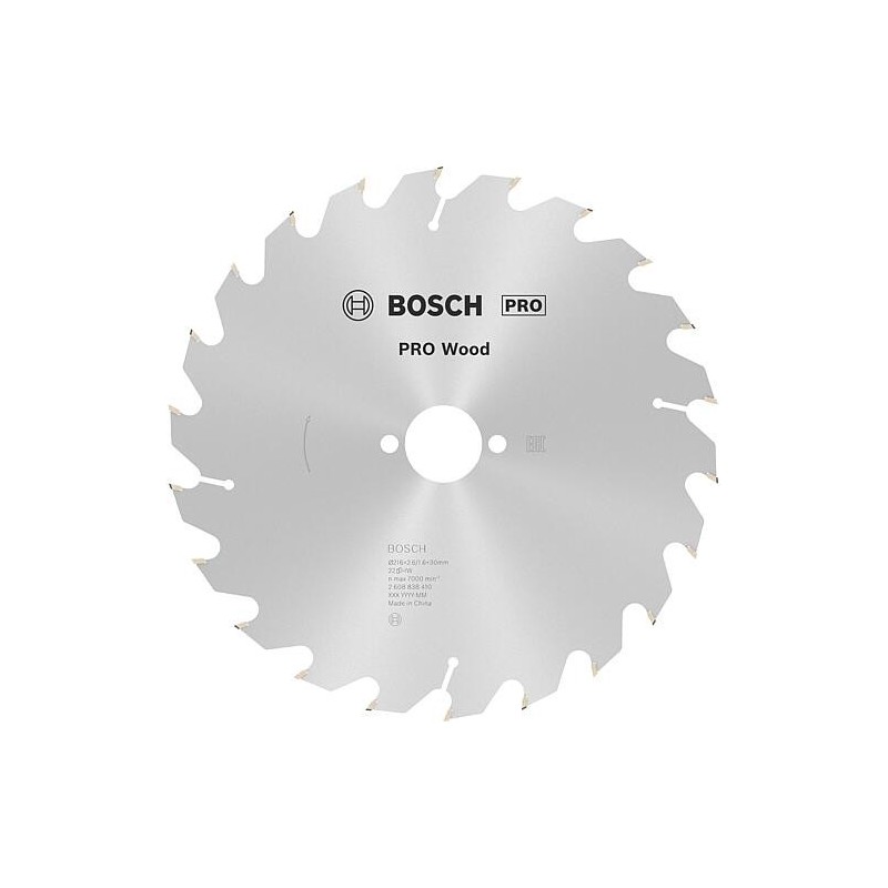Lames de scie circulaire Ø 216 x 30 x 2,6 avec 22 dents, pour une utilisation universelle dans le bois