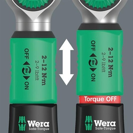 Jeu de clés dynamométriques WERA Safe-Torque A1 , 11 pièces, 1/4", 2-12 Nm,