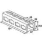 Raccord de rail Fischer PFUF OC 41 A4