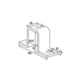 Raccord de rail Fischer FUF OC 62