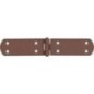 Charnière pour caisses DURAVIS® 195 x 35 x 2 mm, matériau : Acier, bleu zingué, surface : brun rouille